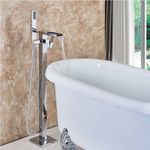 Casa si Gradina - Sanitare - Lavoar baie si accesorii - Baterii sanitare - Baterie cada Free standing, Blackswan, Tip Cascada M30, model crom lucios, dimensiune 98 cm - Infinity.ro