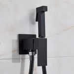 Casa si Gradina - Sanitare - Lavoar baie si accesorii - Baterii sanitare - Baterie bideu, Blackswan, Tip M1, model negru mat, dimensiune 13 cm - Infinity.ro