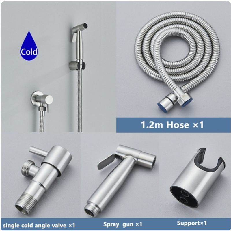 Casa si Gradina - Sanitare - Lavoar baie si accesorii - Baterii sanitare - Baterie bideu, Blackswan, Tip M11, model nichel, pentru apa rece, dimensiune 12 cm - Infinity.ro