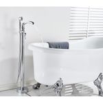 Casa si Gradina - Sanitare - Lavoar baie si accesorii - Baterii sanitare - Baterie cada Free standing, Blackswan, Tip M74, model crom lucios, dimensiune 91 cm - Infinity.ro