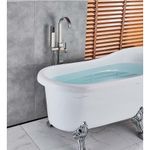 Casa si Gradina - Sanitare - Lavoar baie si accesorii - Baterii sanitare - Baterie cada Free standing, Blackswan, Tip M20, model nichel mat, dimensiune 110 cm - Infinity.ro