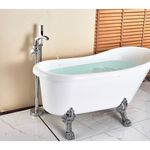Casa si Gradina - Sanitare - Lavoar baie si accesorii - Baterii sanitare - Baterie cada Free standing, Blackswan, Tip M74, model crom lucios, dimensiune 91 cm - Infinity.ro