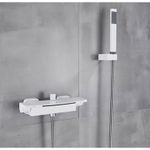 Casa si Gradina - Sanitare - Lavoar baie si accesorii - Baterii sanitare - Baterie cada, Blackswan, Tip M12, model alb, dimensiune 27cm - Infinity.ro