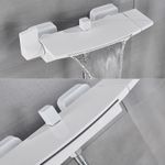 Casa si Gradina - Sanitare - Lavoar baie si accesorii - Baterii sanitare - Baterie cada, Blackswan, Tip M12, model alb, dimensiune 27cm - Infinity.ro