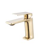 Casa si Gradina - Sanitare - Lavoar baie si accesorii - Baterii sanitare - Baterie chiuveta baie, Blackswan, Tip M118, model auriu lucios, dimensiune 16 cm - Infinity.ro