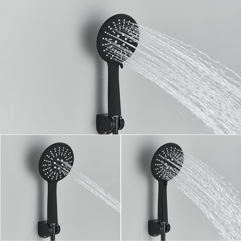 Casa si Gradina - Sanitare - Lavoar baie si accesorii - Baterii sanitare - Baterie cada, Blackswan, Tip M87, model negru mat cu termostat si dus cu 3 functii, dimensiune 26.7 cm - Infinity.ro
