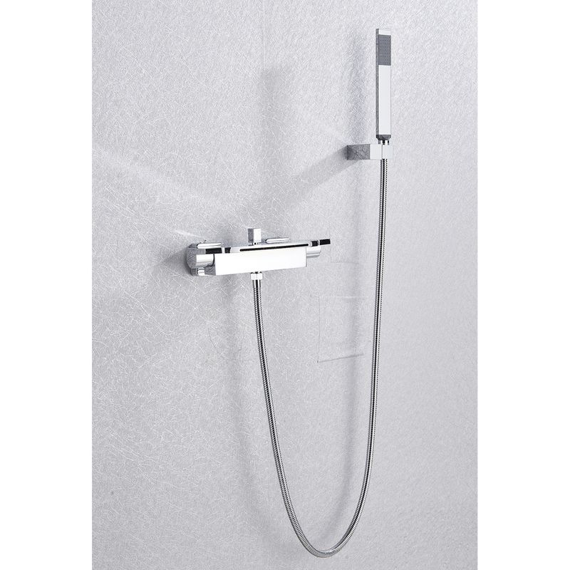 Casa si Gradina - Sanitare - Lavoar baie si accesorii - Baterii sanitare - Baterie cada, Blackswan, Tip M91, model crom tip cascada, dimensiune 27 cm - Infinity.ro