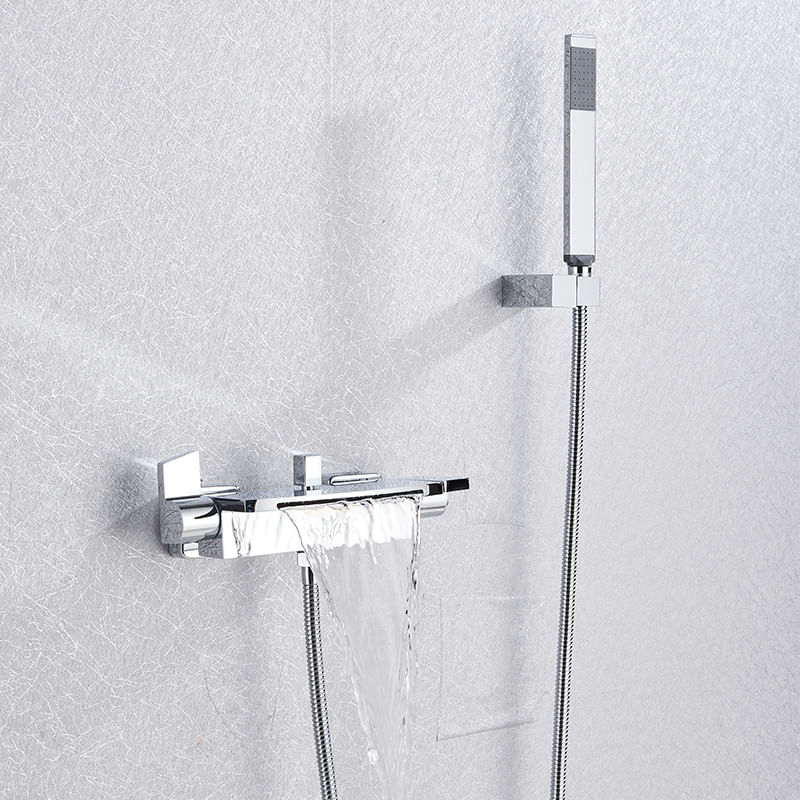 Casa si Gradina - Sanitare - Lavoar baie si accesorii - Baterii sanitare - Baterie cada, Blackswan, Tip M91, model crom tip cascada, dimensiune 27 cm - Infinity.ro