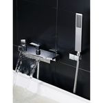 Casa si Gradina - Sanitare - Lavoar baie si accesorii - Baterii sanitare - Baterie cada, Blackswan, Tip M91, model crom tip cascada, dimensiune 27 cm - Infinity.ro