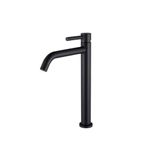 Casa si Gradina - Sanitare - Lavoar baie si accesorii - Baterii sanitare - Baterie chiuveta baie, Blackswan, Tip M139, model negru mat, dimensiune 30.6 cm - Infinity.ro