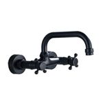 Casa si Gradina - Sanitare - Lavoar baie si accesorii - Baterii sanitare - Baterie chiuveta baie, Blackswan, Tip M143, model negru antichizat, dimensiune 21 cm - Infinity.ro