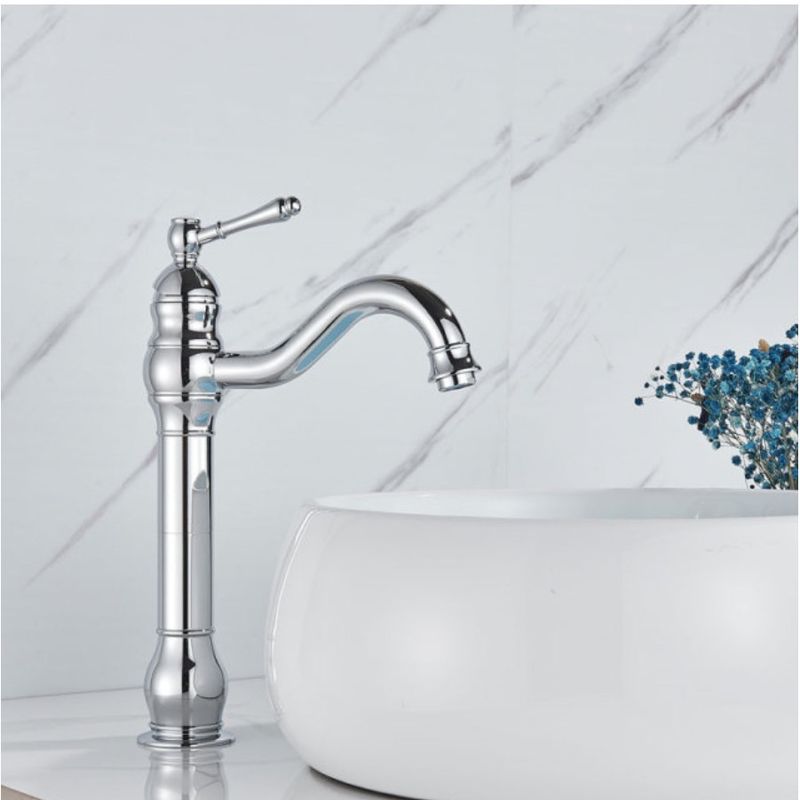 Casa si Gradina - Sanitare - Lavoar baie si accesorii - Baterii sanitare - Baterie chiuveta baie, Blackswan, Tip M151, model crom lung, dimensiune 32.5 cm - Infinity.ro