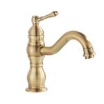 Casa si Gradina - Sanitare - Lavoar baie si accesorii - Baterii sanitare - Baterie chiuveta baie, Blackswan, Tip M148, model bronz antichizat scurt, dimensiune 21.5 cm - Infinity.ro