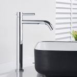 Casa si Gradina - Sanitare - Lavoar baie si accesorii - Baterii sanitare - Baterie chiuveta baie, Blackswan, Tip M140, model crom, dimensiune 30.7 cm - Infinity.ro