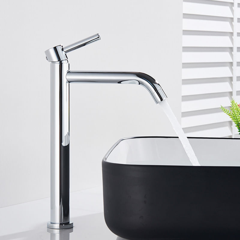 Casa si Gradina - Sanitare - Lavoar baie si accesorii - Baterii sanitare - Baterie chiuveta baie, Blackswan, Tip M140, model crom, dimensiune 30.7 cm - Infinity.ro