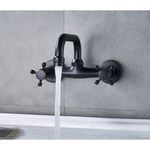 Casa si Gradina - Sanitare - Lavoar baie si accesorii - Baterii sanitare - Baterie chiuveta baie, Blackswan, Tip M143, model negru antichizat, dimensiune 21 cm - Infinity.ro