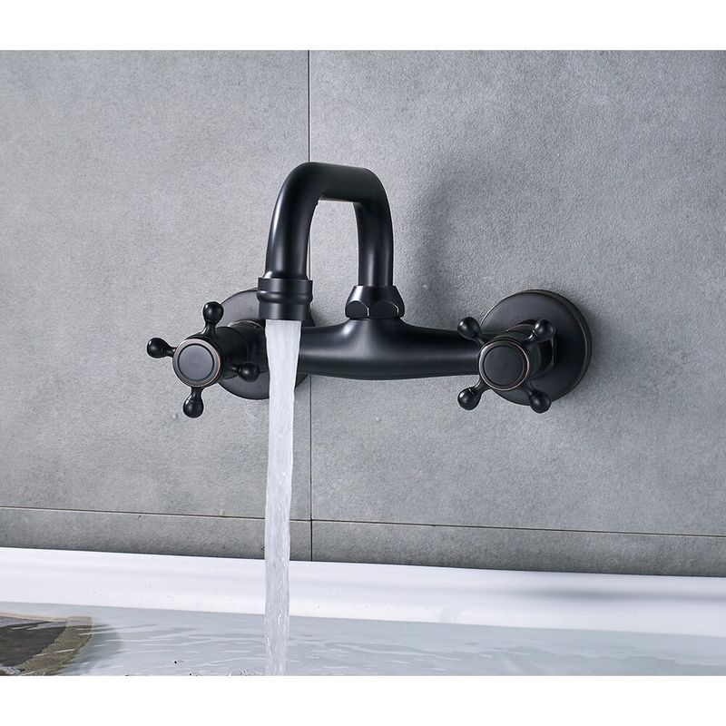 Casa si Gradina - Sanitare - Lavoar baie si accesorii - Baterii sanitare - Baterie chiuveta baie, Blackswan, Tip M143, model negru antichizat, dimensiune 21 cm - Infinity.ro