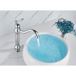 Casa si Gradina - Sanitare - Lavoar baie si accesorii - Baterii sanitare - Baterie chiuveta baie, Blackswan, Tip M151, model crom lung, dimensiune 32.5 cm - Infinity.ro