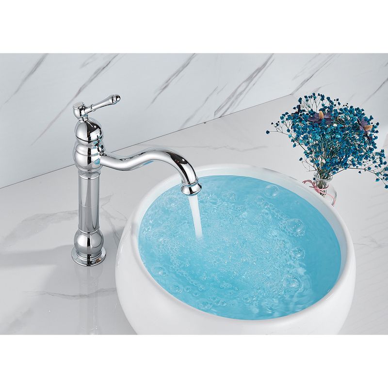 Casa si Gradina - Sanitare - Lavoar baie si accesorii - Baterii sanitare - Baterie chiuveta baie, Blackswan, Tip M151, model crom lung, dimensiune 32.5 cm - Infinity.ro
