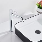 Casa si Gradina - Sanitare - Lavoar baie si accesorii - Baterii sanitare - Baterie chiuveta baie, Blackswan, Tip M140, model crom, dimensiune 30.7 cm - Infinity.ro