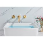 Casa si Gradina - Sanitare - Lavoar baie si accesorii - Baterii sanitare - Baterie chiuveta baie, Blackswan, Tip M155, model auriu mat, dimensiune 22 cm - Infinity.ro