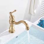 Casa si Gradina - Sanitare - Lavoar baie si accesorii - Baterii sanitare - Baterie chiuveta baie, Blackswan, Tip M148, model bronz antichizat scurt, dimensiune 21.5 cm - Infinity.ro