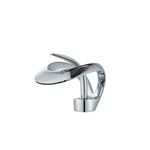 Casa si Gradina - Sanitare - Lavoar baie si accesorii - Baterii sanitare - Baterie chiuveta baie, Blackswan, Tip M180, model crom cu pipa tip cascada, dimensiune 15 cm - Infinity.ro