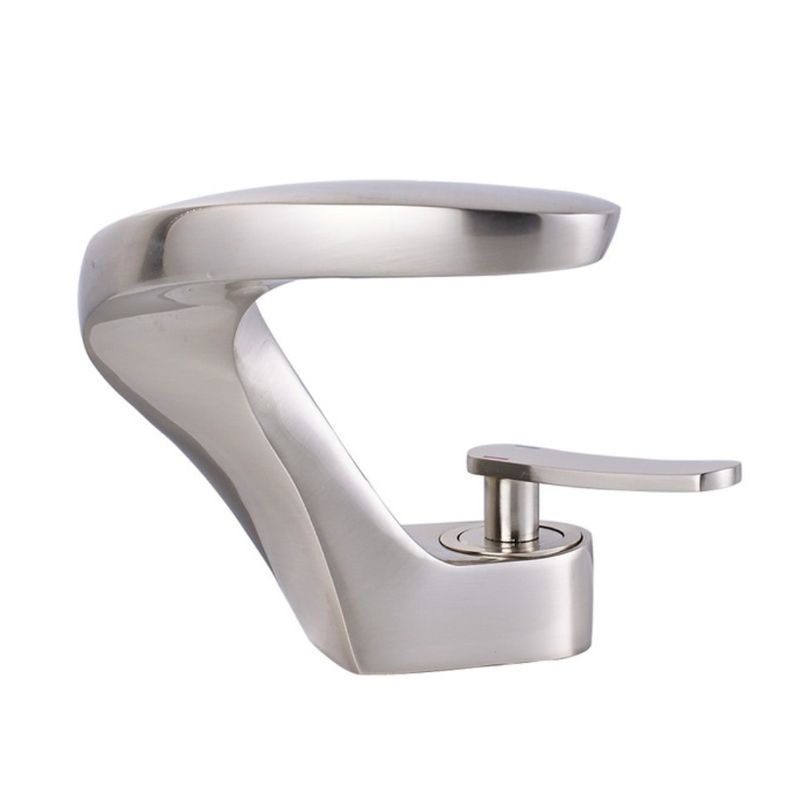 Casa si Gradina - Sanitare - Lavoar baie si accesorii - Baterii sanitare - Baterie chiuveta baie, Blackswan, Tip M16, model nichel mat, dimensiune 14.5 cm - Infinity.ro
