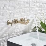 Casa si Gradina - Sanitare - Lavoar baie si accesorii - Baterii sanitare - Baterie chiuveta baie, Blackswan, Tip M155, model auriu mat, dimensiune 22 cm - Infinity.ro