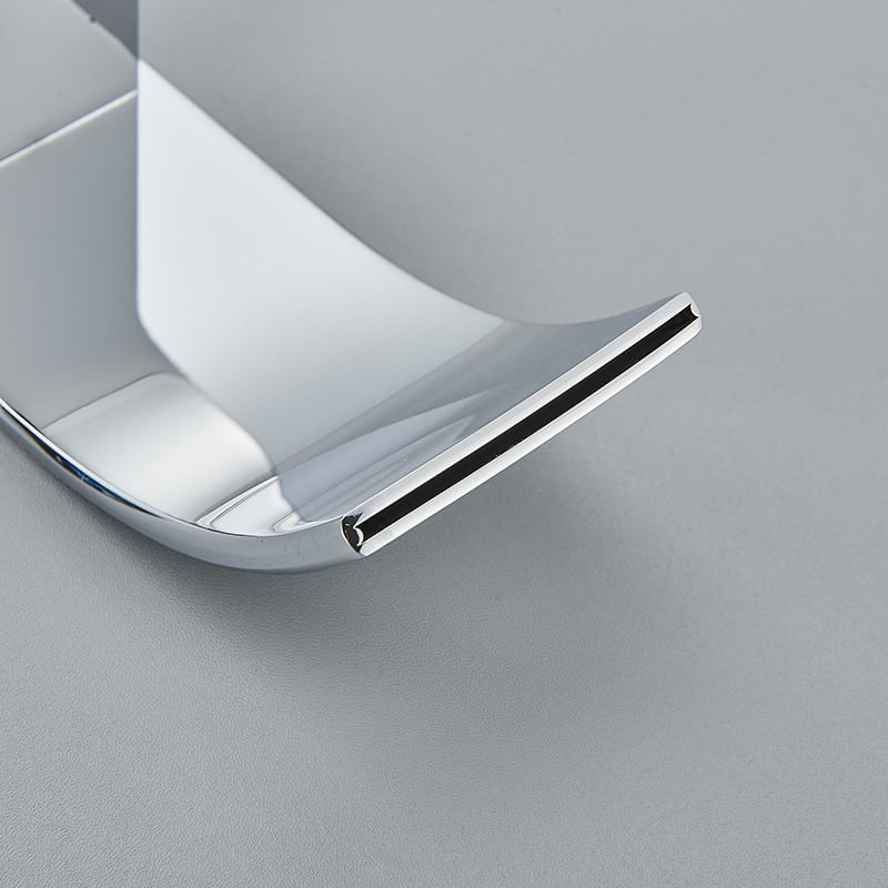 Casa si Gradina - Sanitare - Lavoar baie si accesorii - Baterii sanitare - Baterie chiuveta baie, Blackswan, Tip M185, model crom scurt cu pipa tip cascada si senzor, dimensiune 15 cm - Infinity.ro
