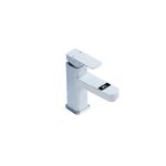 Casa si Gradina - Sanitare - Lavoar baie si accesorii - Baterii sanitare - Baterie chiuveta baie, Blackswan, Tip M211, model alb, cu afisaj LCD, dimensiune 17.5 cm - Infinity.ro
