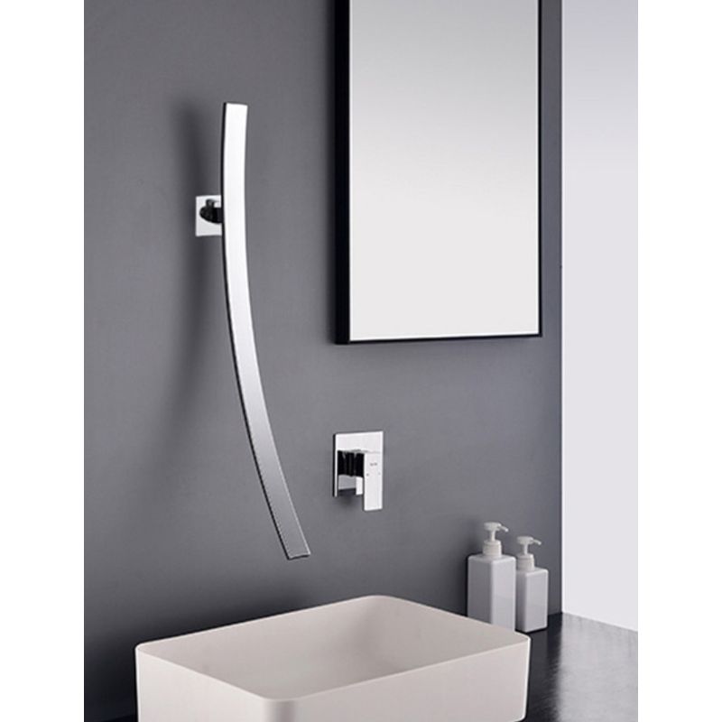 Casa si Gradina - Sanitare - Lavoar baie si accesorii - Baterii sanitare - Baterie chiuveta baie, Blackswan, Tip M19, model crom, dimensiune 70 cm - Infinity.ro