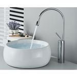 Casa si Gradina - Sanitare - Lavoar baie si accesorii - Baterii sanitare - Baterie chiuveta baie, Blackswan, Tip M229, model crom, dimensiune 46 cm - Infinity.ro