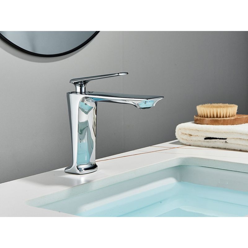 Casa si Gradina - Sanitare - Lavoar baie si accesorii - Baterii sanitare - Baterie chiuveta baie, Blackswan, Tip M201, model crom scurt, dimensiune 16 cm - Infinity.ro