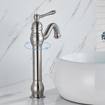 Casa si Gradina - Sanitare - Lavoar baie si accesorii - Baterii sanitare - Baterie chiuveta baie, Blackswan, Tip M154, model nichel lung, dimensiune 32.5 cm - Infinity.ro