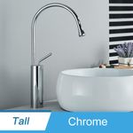 Casa si Gradina - Sanitare - Lavoar baie si accesorii - Baterii sanitare - Baterie chiuveta baie, Blackswan, Tip M229, model crom, dimensiune 46 cm - Infinity.ro