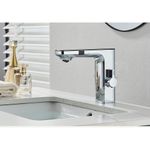Casa si Gradina - Sanitare - Lavoar baie si accesorii - Baterii sanitare - Baterie chiuveta baie, Blackswan, Tip M224, model crom, cu afisaj LCD si senzor, dimensiune 18 cm - Infinity.ro