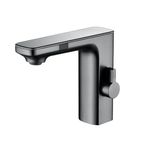 Casa si Gradina - Sanitare - Lavoar baie si accesorii - Baterii sanitare - Baterie chiuveta baie, Blackswan, Tip M226, model gri antracit, cu afisaj LCD si senzor, dimensiune 18 cm - Infinity.ro