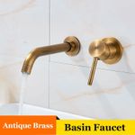 Casa si Gradina - Sanitare - Lavoar baie si accesorii - Baterii sanitare - Baterie chiuveta baie, Blackswan, Tip M208, model bronz antichizat, dimensiune 20 cm - Infinity.ro