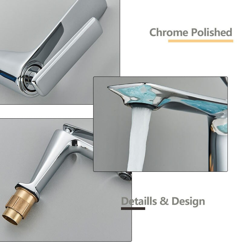Casa si Gradina - Sanitare - Lavoar baie si accesorii - Baterii sanitare - Baterie chiuveta baie, Blackswan, Tip M201, model crom scurt, dimensiune 16 cm - Infinity.ro