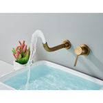 Casa si Gradina - Sanitare - Lavoar baie si accesorii - Baterii sanitare - Baterie chiuveta baie, Blackswan, Tip M208, model bronz antichizat, dimensiune 20 cm - Infinity.ro