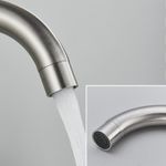 Casa si Gradina - Sanitare - Lavoar baie si accesorii - Baterii sanitare - Baterie chiuveta baie, Blackswan, Tip M236, model nichel rotund, dimensiune 23.5 cm - Infinity.ro