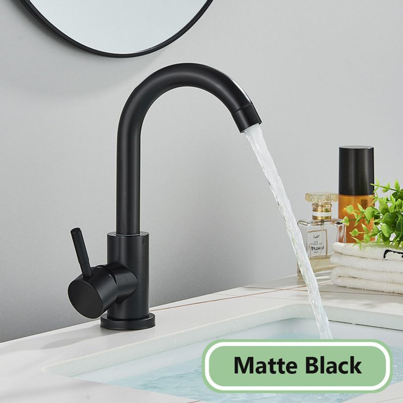 Casa si Gradina - Sanitare - Lavoar baie si accesorii - Baterii sanitare - Baterie chiuveta baie, Blackswan, Tip M234, model negru mat rotund, dimensiune 23.5 cm - Infinity.ro