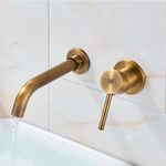 Casa si Gradina - Sanitare - Lavoar baie si accesorii - Baterii sanitare - Baterie chiuveta baie, Blackswan, Tip M208, model bronz antichizat, dimensiune 20 cm - Infinity.ro