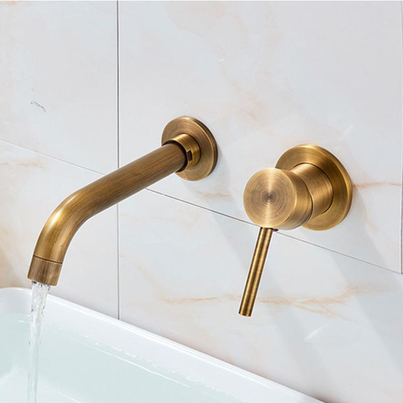 Casa si Gradina - Sanitare - Lavoar baie si accesorii - Baterii sanitare - Baterie chiuveta baie, Blackswan, Tip M208, model bronz antichizat, dimensiune 20 cm - Infinity.ro