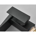 Casa si Gradina - Sanitare - Lavoar baie si accesorii - Baterii sanitare - Baterie chiuveta baie, Blackswan, Tip M292, model smart negru mat, cu display LCD, dimensiune 13 cm - Infinity.ro