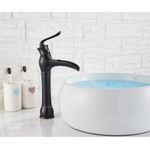 Casa si Gradina - Sanitare - Lavoar baie si accesorii - Baterii sanitare - Baterie chiuveta baie, Blackswan, Tip M55, model negru antichizat, dimensiune 35.5 cm - Infinity.ro