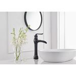 Casa si Gradina - Sanitare - Lavoar baie si accesorii - Baterii sanitare - Baterie chiuveta baie, Blackswan, Tip M55, model negru antichizat, dimensiune 35.5 cm - Infinity.ro