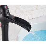 Casa si Gradina - Sanitare - Lavoar baie si accesorii - Baterii sanitare - Baterie chiuveta baie, Blackswan, Tip M55, model negru antichizat, dimensiune 35.5 cm - Infinity.ro
