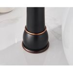 Casa si Gradina - Sanitare - Lavoar baie si accesorii - Baterii sanitare - Baterie chiuveta baie, Blackswan, Tip M55, model negru antichizat, dimensiune 35.5 cm - Infinity.ro